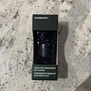 Starbucks Midnight Blue Cold Cup Ornament Key Chain